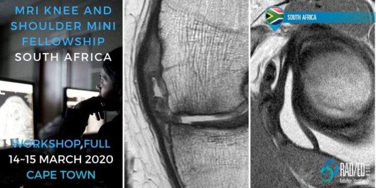 capetown south africa mri knee shoulder mini fellowship workshop radiology conference radedasia