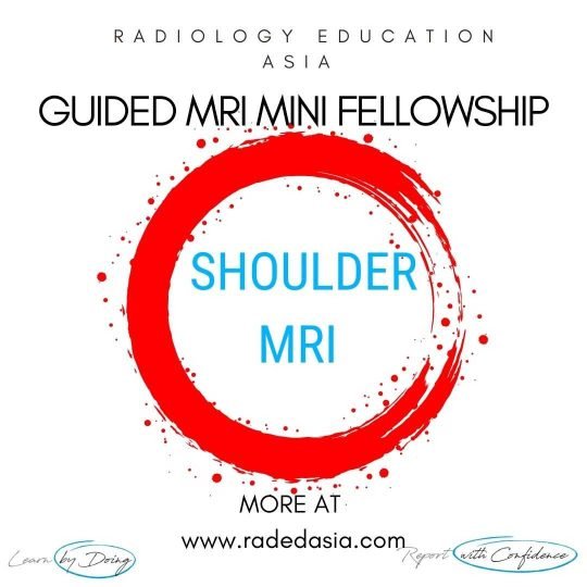 learn mri shoulder msk radiology online radedasia